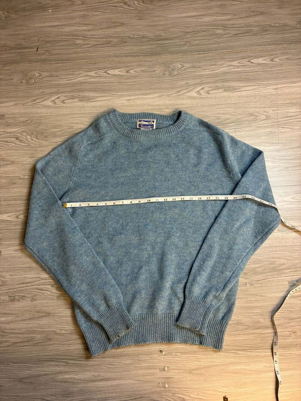 Contender blue wool sweater size XL